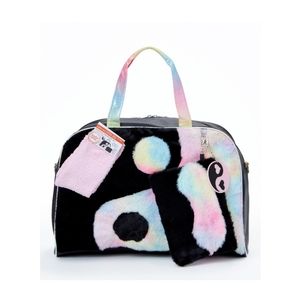 WONDER NATION Girl's Yin Yang Ombre Weekender Duffle Handbag Set